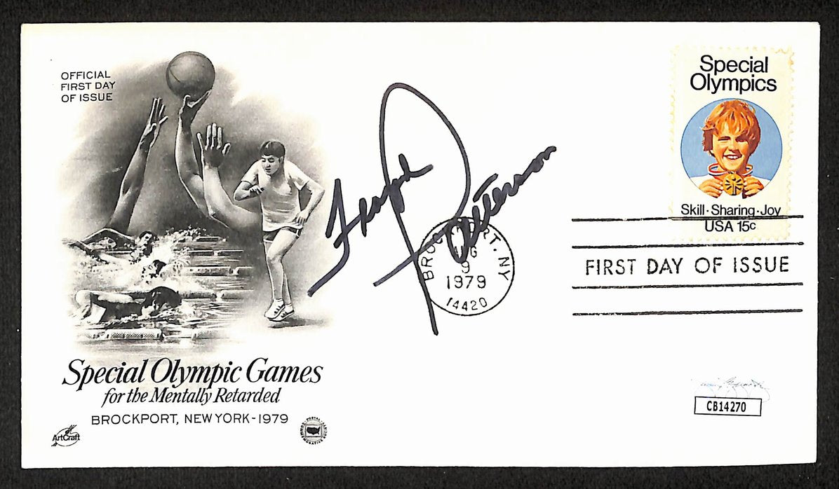 Floyd Patterson Boxing HOF Signed/Auto FDC First Day Cover Envelope JSA 487