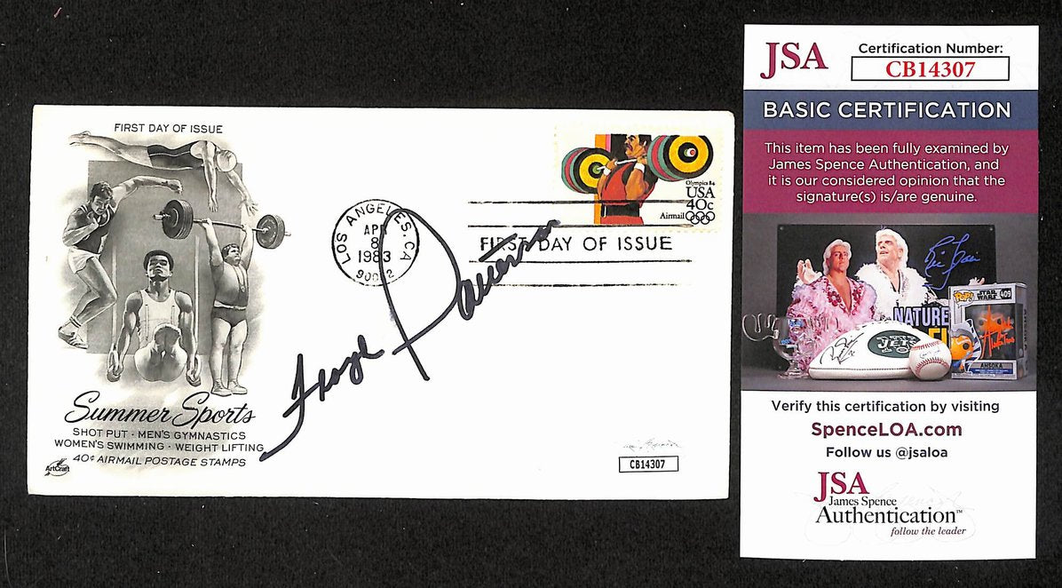 Floyd Patterson Boxing HOF Signed/Auto FDC First Day Cover Envelope JSA 287