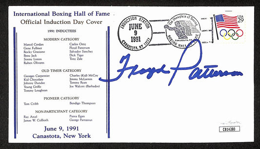 Floyd Patterson Boxing HOF Signed/Auto FDC First Day Cover Envelope JSA 488