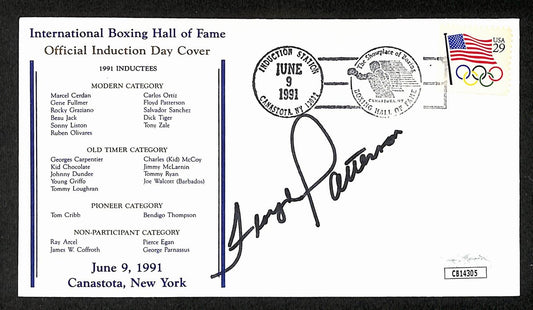 Floyd Patterson Boxing HOF Signed/Auto FDC First Day Cover Envelope JSA 289