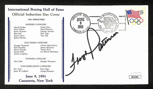 Floyd Patterson Boxing HOF Signed/Auto FDC First Day Cover Envelope JSA 290