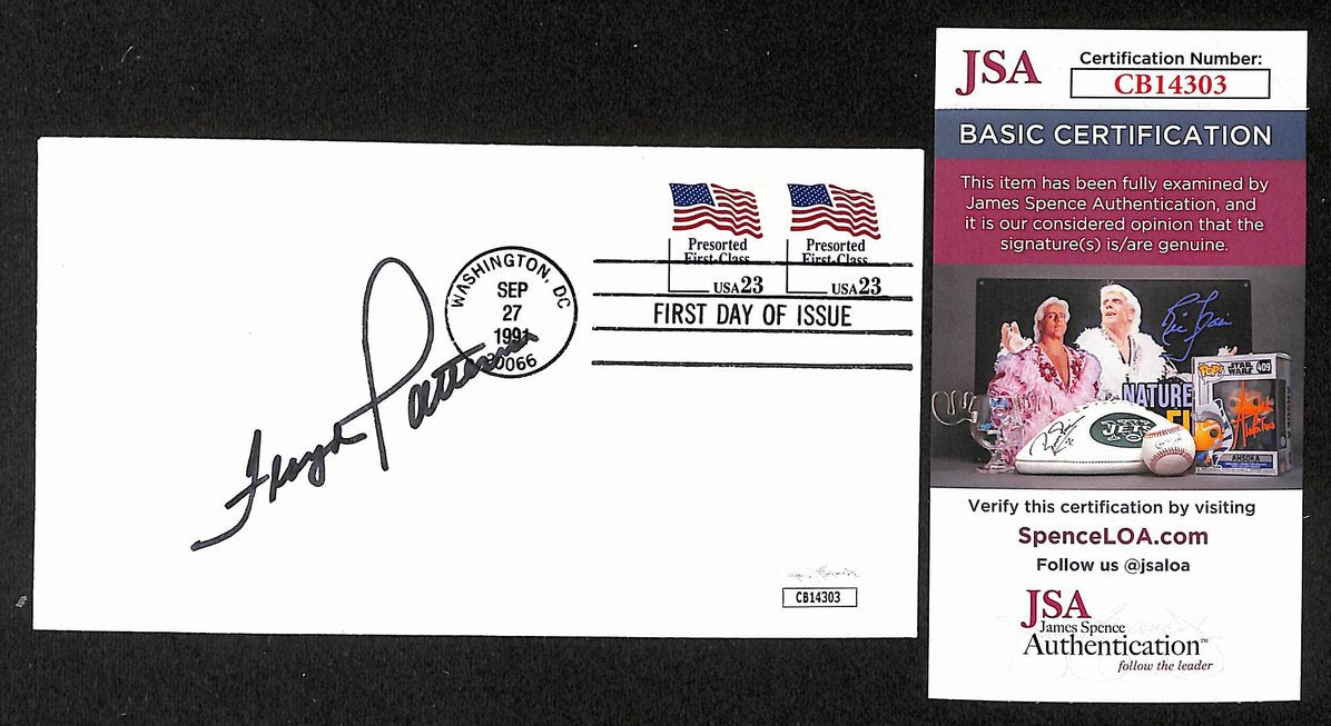 Floyd Patterson Boxing HOF Signed/Auto FDC First Day Cover Envelope JSA 291