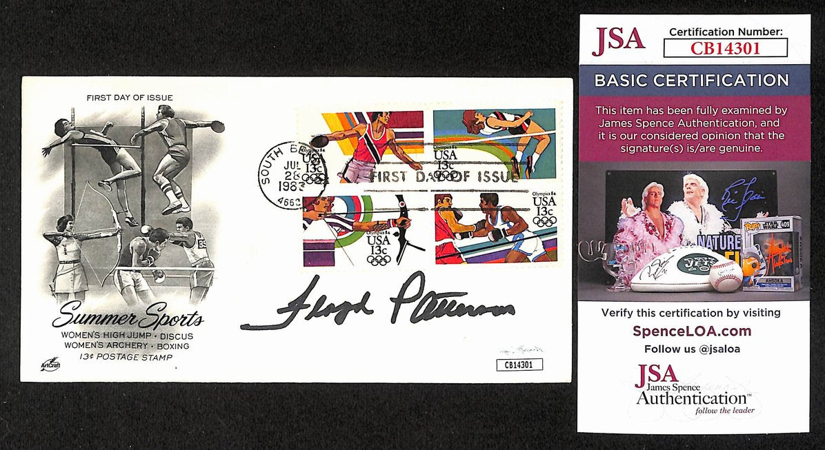 Floyd Patterson Boxing HOF Signed/Auto FDC First Day Cover Envelope JSA 293