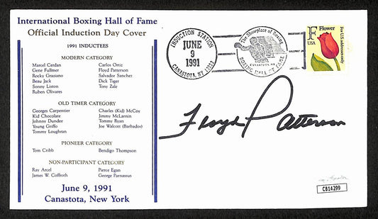 Floyd Patterson Boxing HOF Signed/Auto FDC First Day Cover Envelope JSA 295