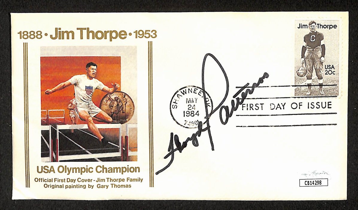 Floyd Patterson Boxing HOF Signed/Auto FDC First Day Cover Envelope JSA 296