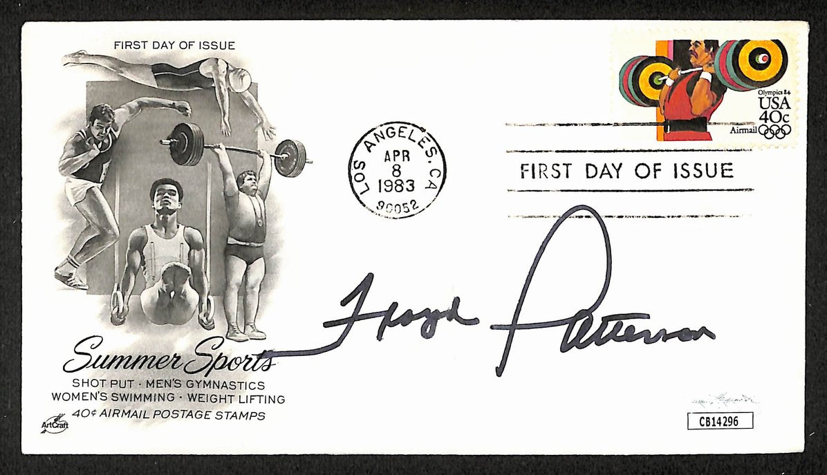Floyd Patterson Boxing HOF Signed/Auto FDC First Day Cover Envelope JSA 298