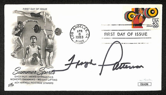 Floyd Patterson Boxing HOF Signed/Auto FDC First Day Cover Envelope JSA 298