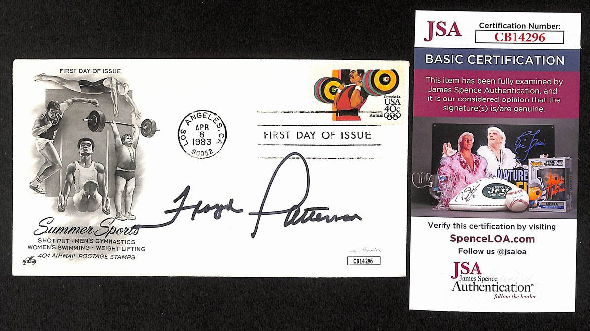 Floyd Patterson Boxing HOF Signed/Auto FDC First Day Cover Envelope JSA 298