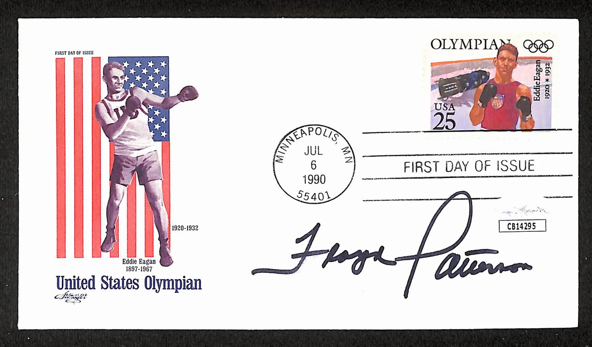 Floyd Patterson Boxing HOF Signed/Auto FDC First Day Cover Envelope JSA 299