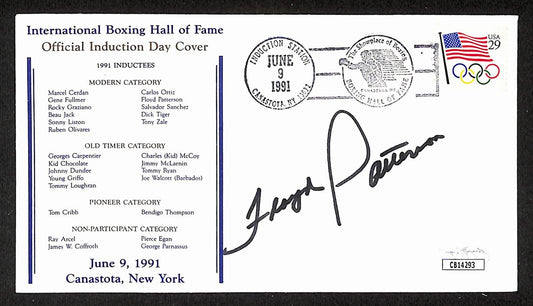 Floyd Patterson Boxing HOF Signed/Auto FDC First Day Cover Envelope JSA 301