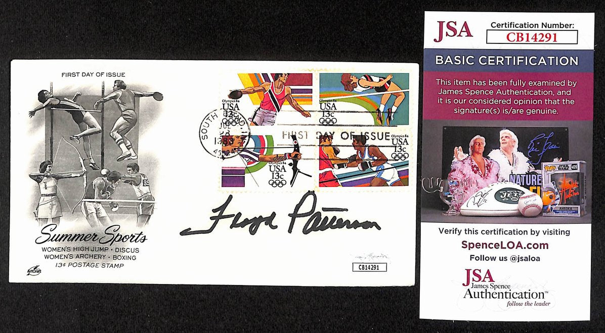 Floyd Patterson Boxing HOF Signed/Auto FDC First Day Cover Envelope JSA 303