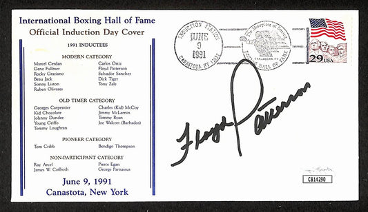 Floyd Patterson Boxing HOF Signed/Auto FDC First Day Cover Envelope JSA 304