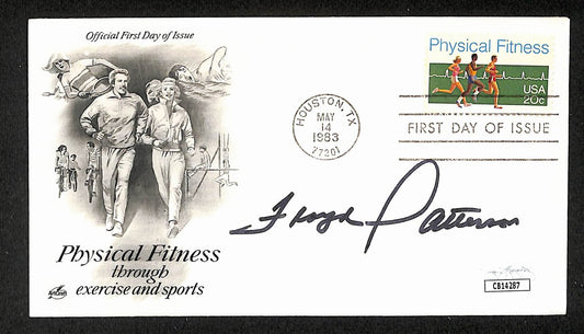 Floyd Patterson Boxing HOF Signed/Auto FDC First Day Cover Envelope JSA 307