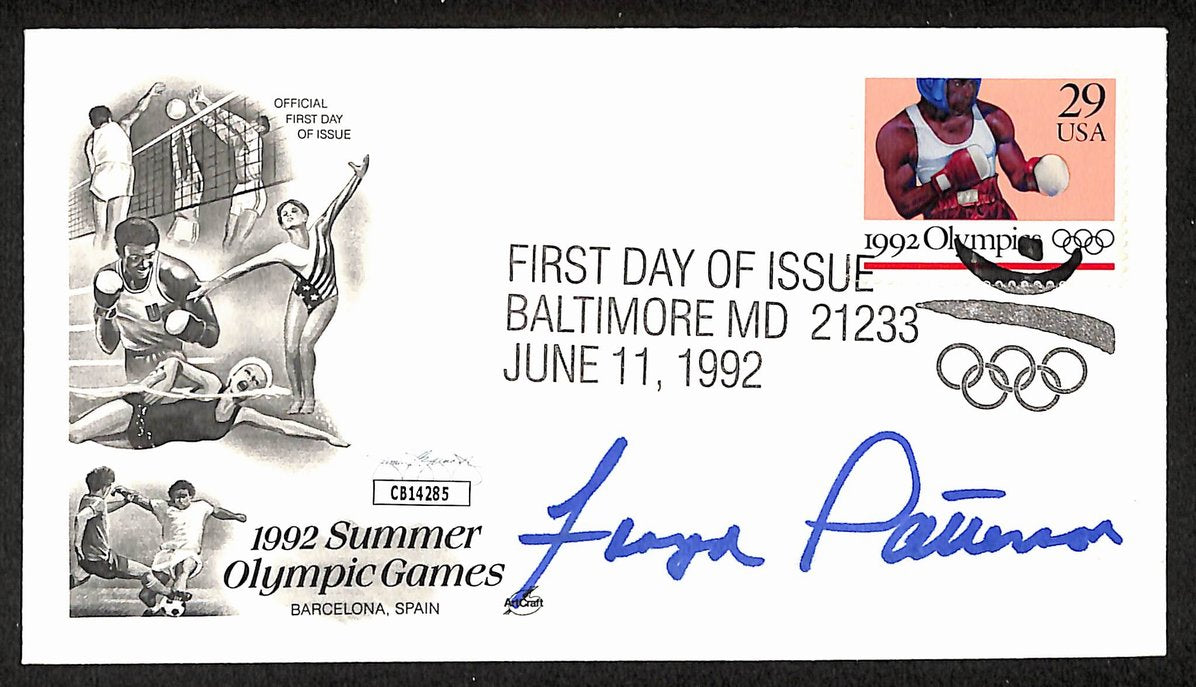 Floyd Patterson Boxing HOF Signed/Auto FDC First Day Cover Envelope JSA 309