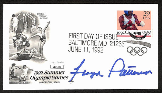Floyd Patterson Boxing HOF Signed/Auto FDC First Day Cover Envelope JSA 309