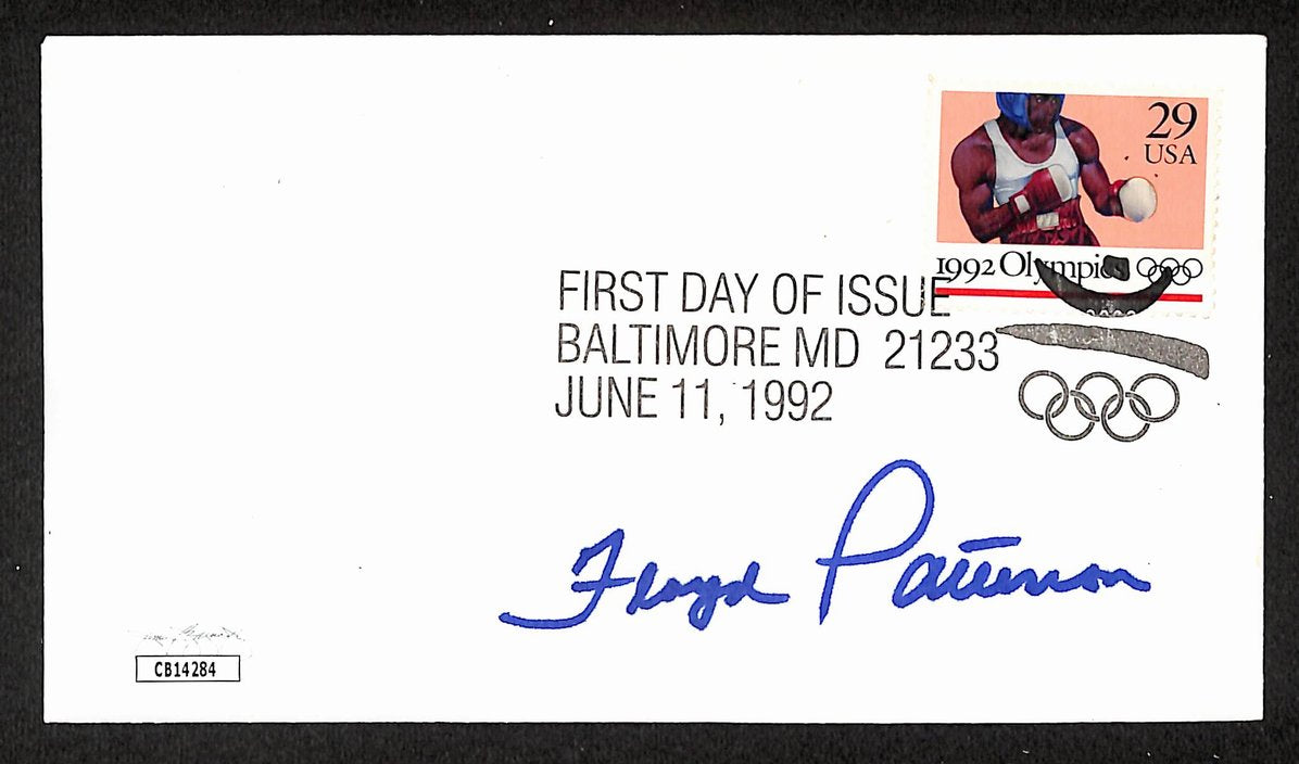 Floyd Patterson Boxing HOF Signed/Auto FDC First Day Cover Envelope JSA 310