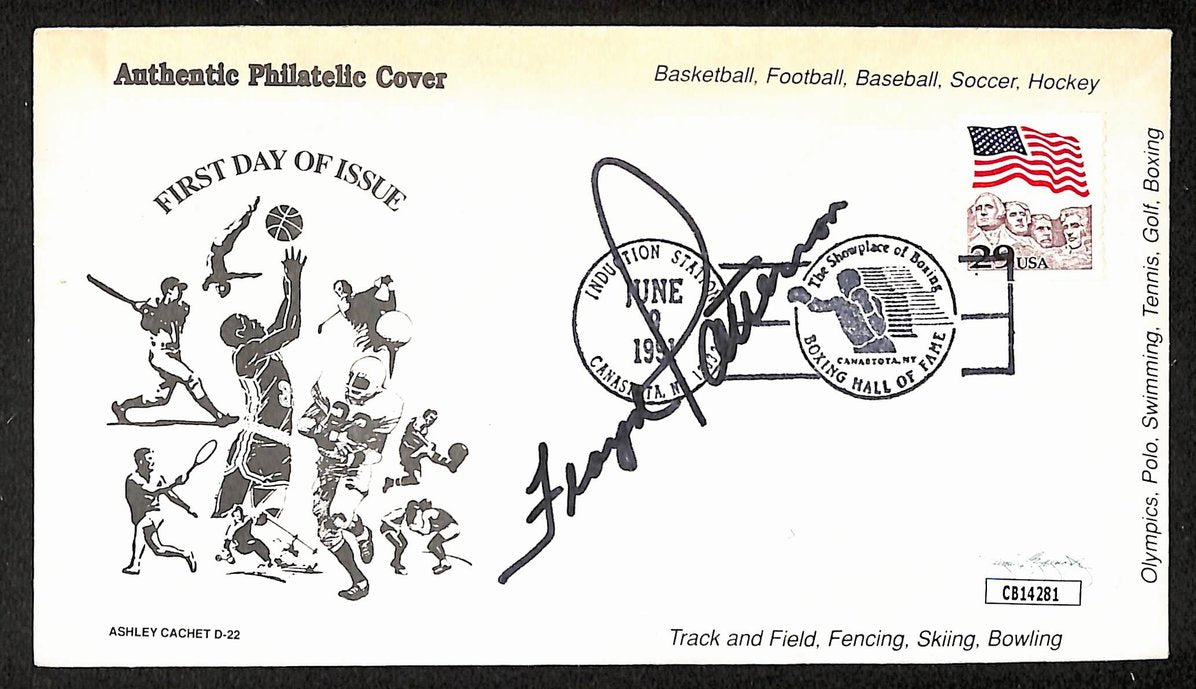 Floyd Patterson Boxing HOF Signed/Auto FDC First Day Cover Envelope JSA 313