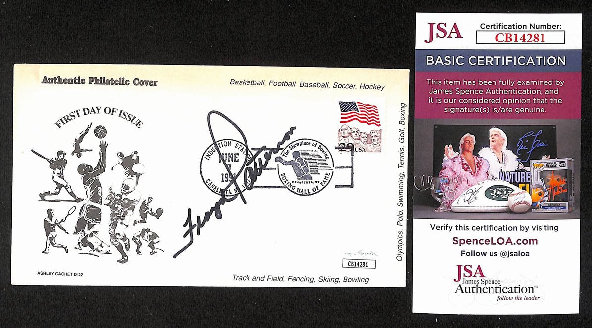 Floyd Patterson Boxing HOF Signed/Auto FDC First Day Cover Envelope JSA 313