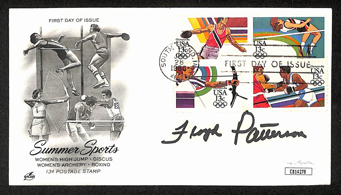 Floyd Patterson Boxing HOF Signed/Auto FDC First Day Cover Envelope JSA 315