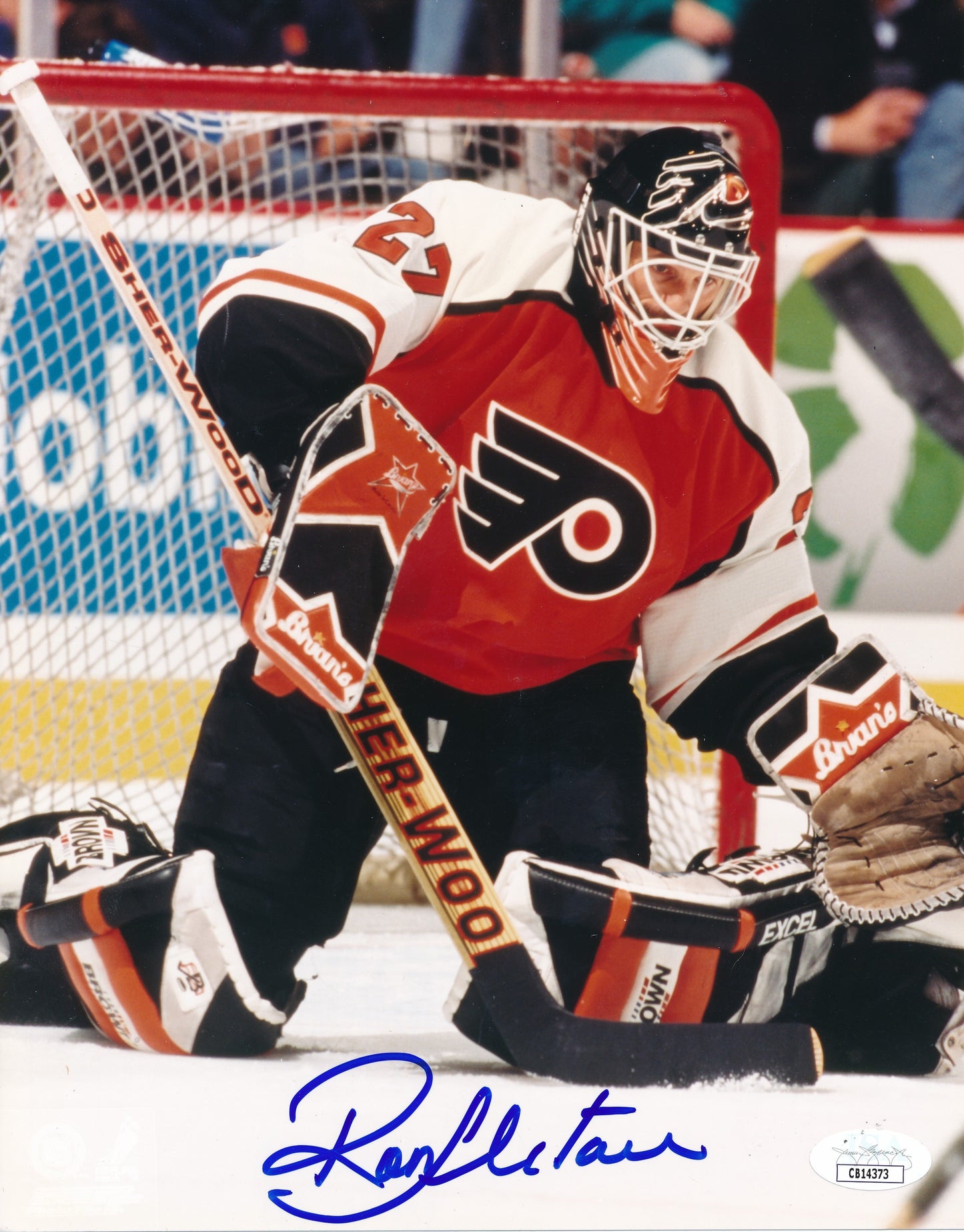 Ron Hextall Signed/Autographed 8x10 Photo Philadelphia Flyers JSA 208067