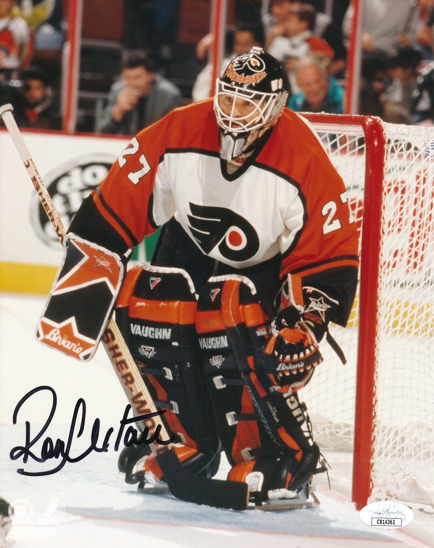 Ron Hextall Signed/Autographed 8x10 Photo Philadelphia Flyers JSA 208068