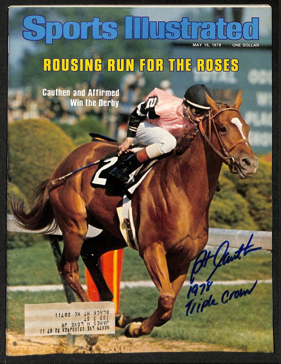 Steve Cauthen Jockey Signed/Inscibed 5/15/1978 Sports Illustrated Magazine JSA