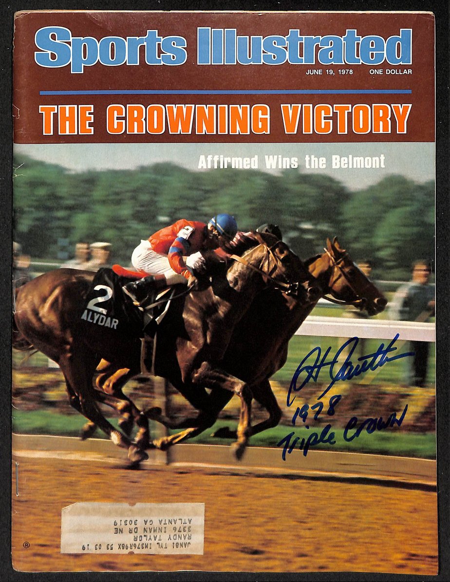 Steve Cauthen Jockey Signed/Inscibed 6/19/1978 Sports Illustrated Magazine JSA