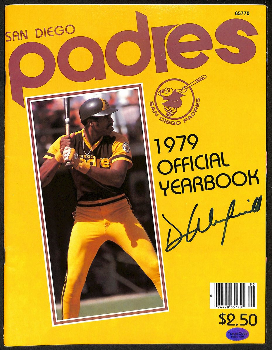 Dave Winfield HOF Signed/Auto San Diego Padres 1979 Yearbook JSA 207921