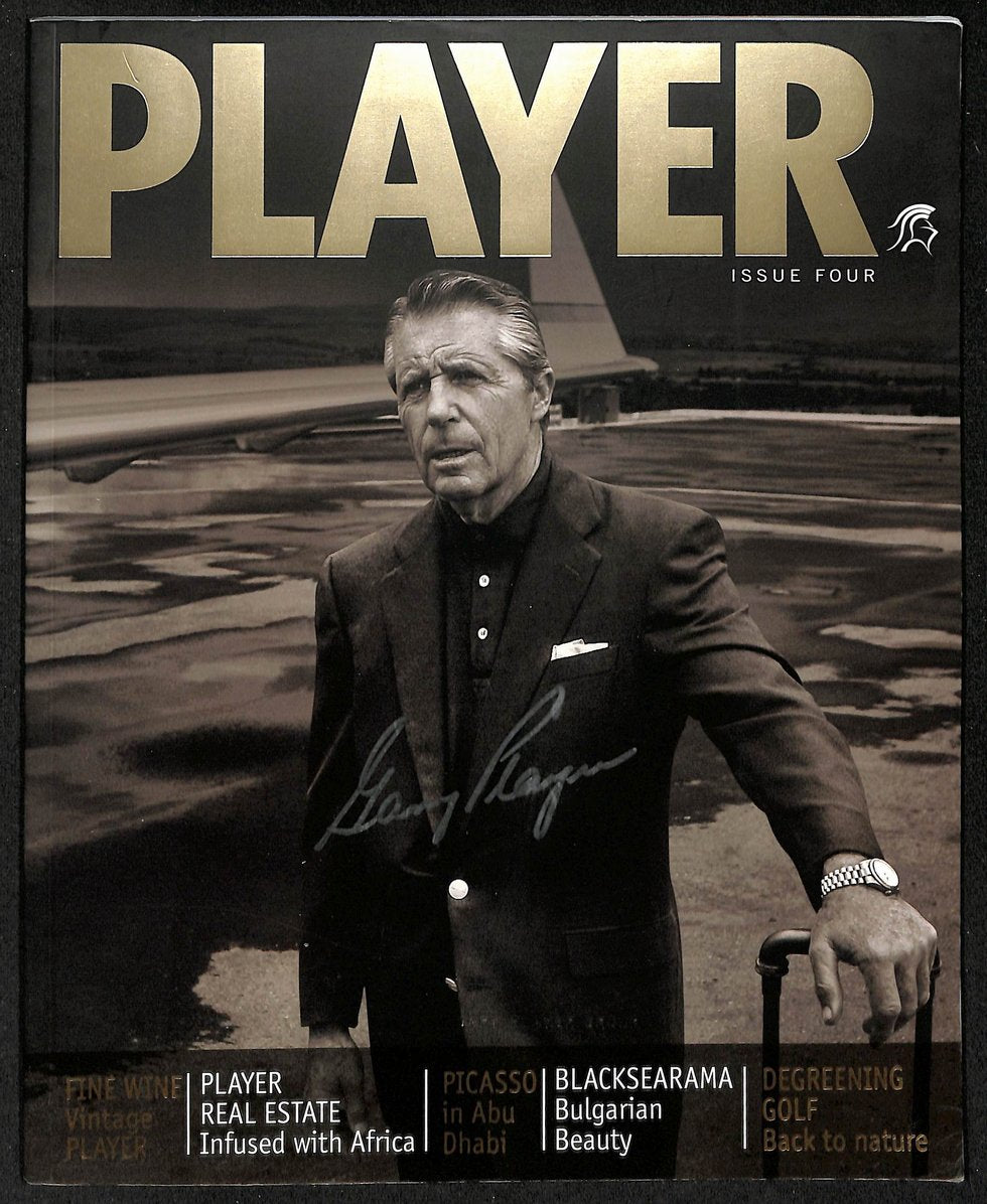 Gary Player Signed/Autographed 2008 Issue Four PLAYER Magazine JSA  207923