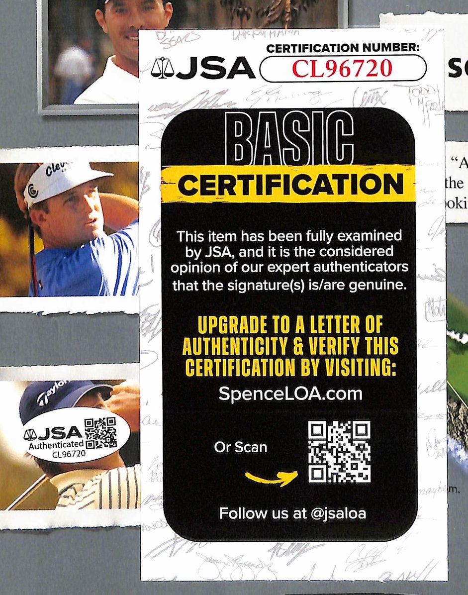 Annika Sorenstam Signed/Autographed May/June 2003 T&L Magazine JSA 207925