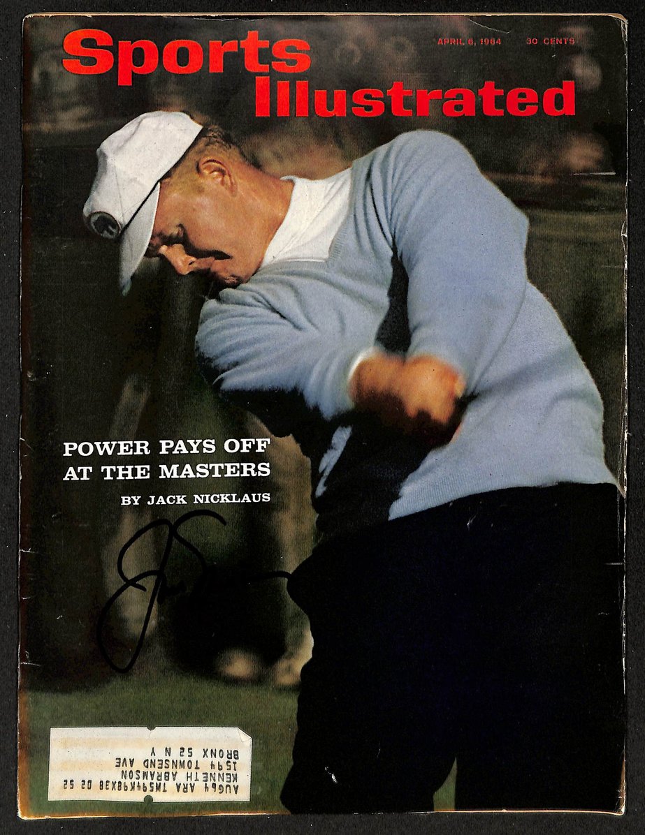 Jack Nicklaus Signed/Autographed 4/6/1964 Sports Illustrated Magazine JSA 207928