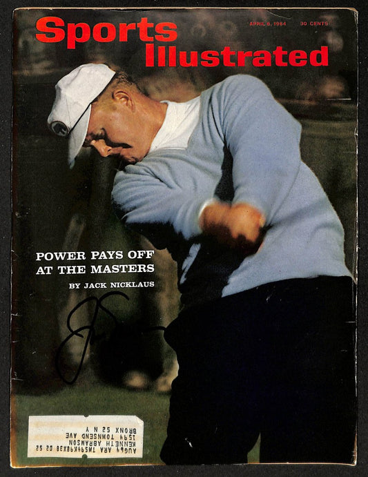 Jack Nicklaus Signed/Autographed 4/6/1964 Sports Illustrated Magazine JSA 207928