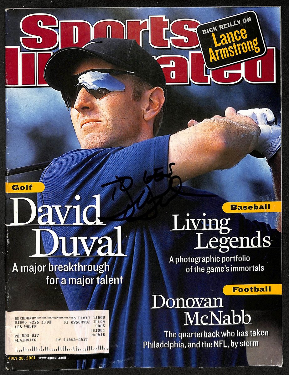 David Duvall Signed/Autographed 7/30/2001 Sports Illustrated Magazine JSA 207939