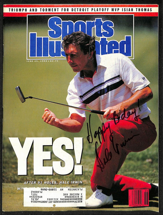 Hale Irwin Signed/Autographed 6/25/1990 Sports Illustrated Magazine JSA 207941