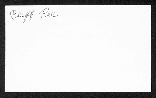 Cliff Lee Pirates Autographed/Signed 3x5 Index Card JSA BA208420