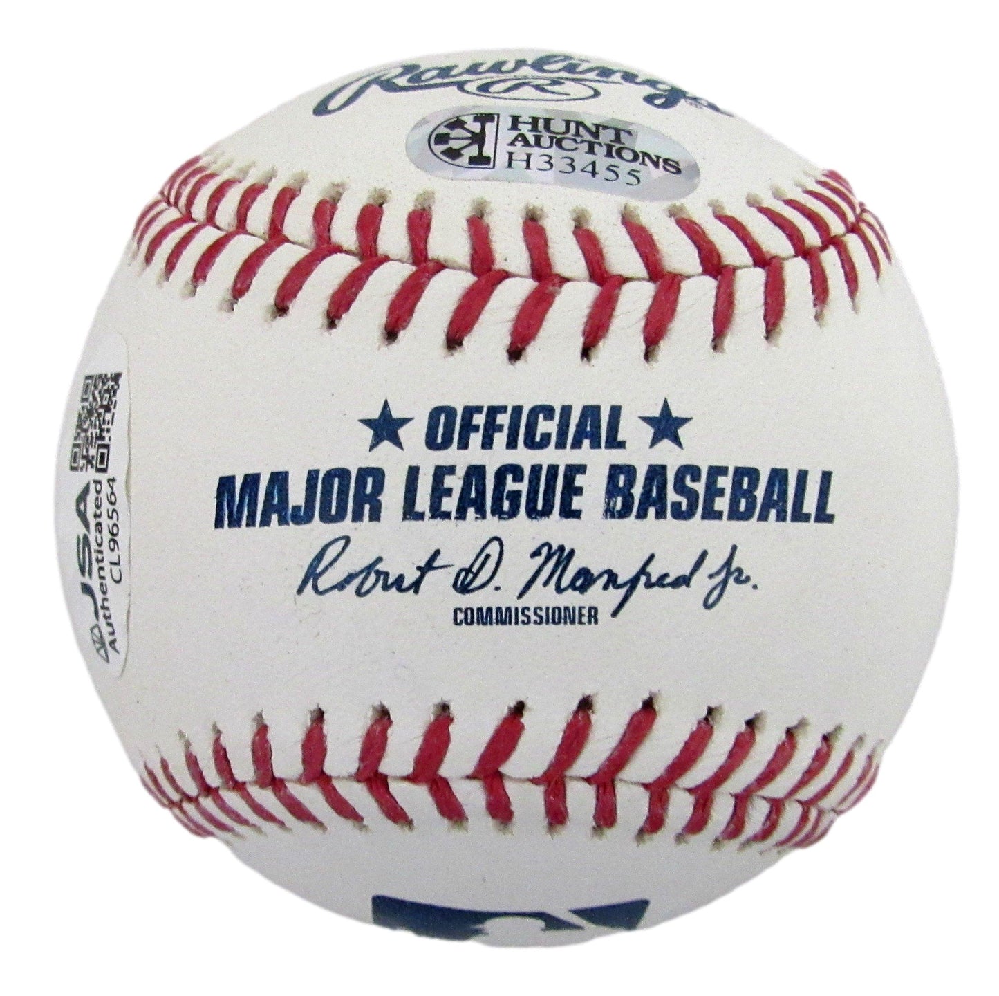 John Smiley Signed/Inscribed OML Baseball Pittsburgh Pirates JSA 208076