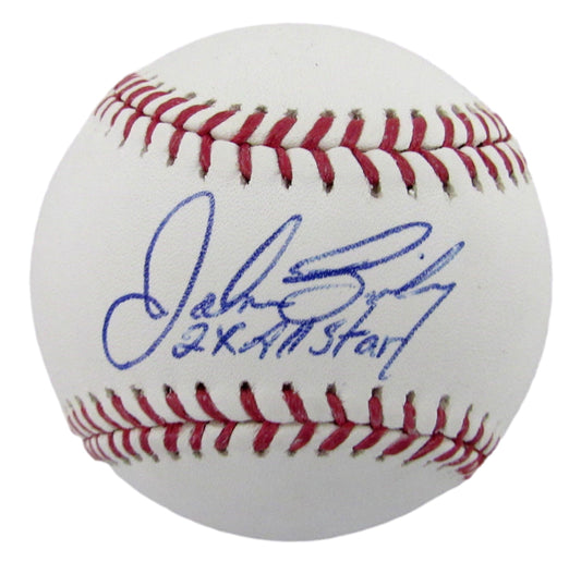 John Smiley Signed/Inscribed OML Baseball Pittsburgh Pirates JSA 208077