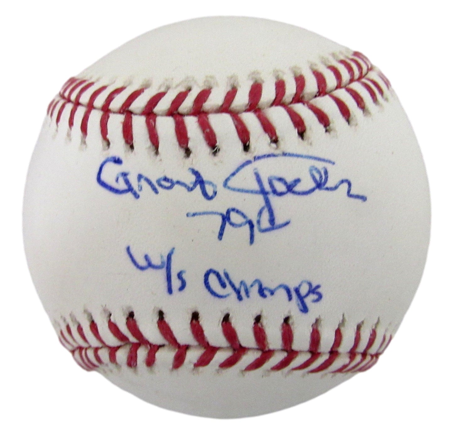 Grant Jackson Signed/Inscribed OML Baseball Pittsburgh Pirates JSA 208079