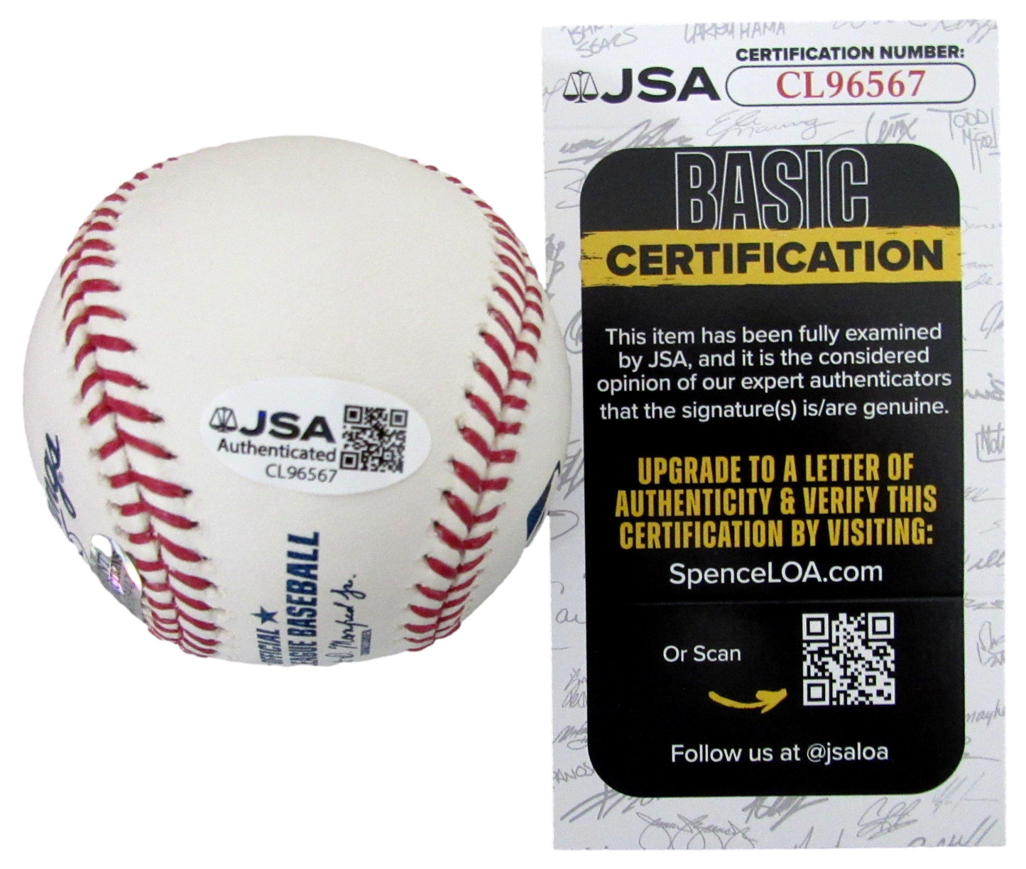 Grant Jackson Signed/Inscribed OML Baseball Pittsburgh Pirates JSA 208079