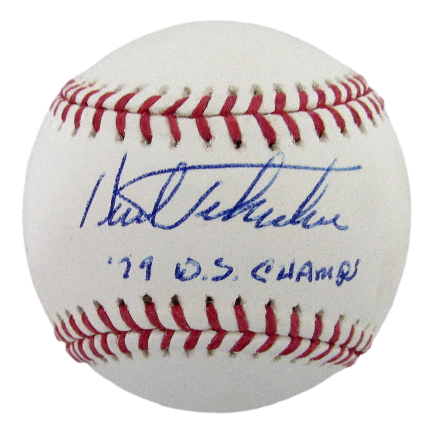 Kent Tekulve Signed/Inscribed OML Baseball Pittsburgh Pirates JSA 208080