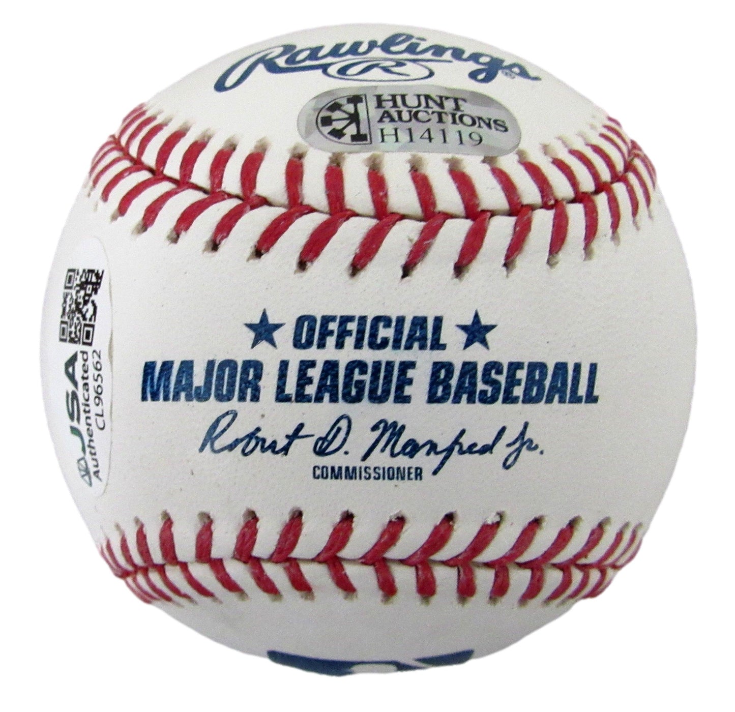 Andrew McCutchen Signed/Inscribed OML Baseball Pittsburgh Pirates JSA 208082