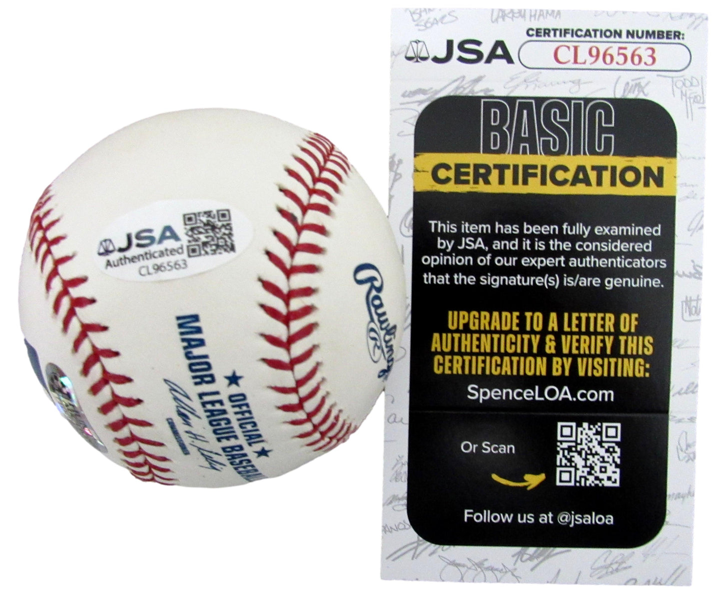 John Candelaria Signed/Autographed OML Baseball Pittsburgh Pirates JSA 208083