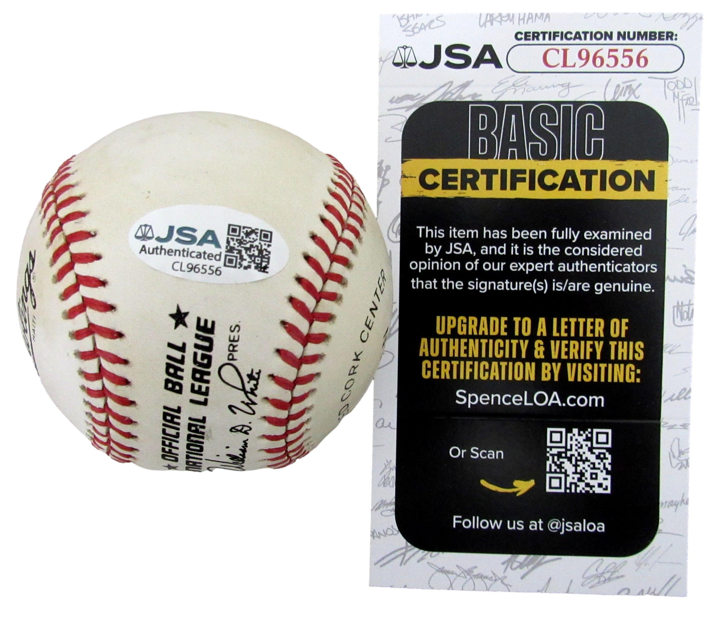 Bill Mazeroski HOF Signed/Autographed ONL Baseball Pittsburgh Pirates JSA 208087