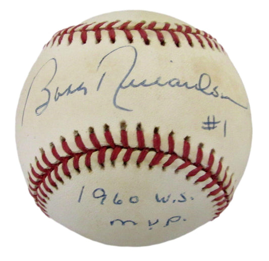 Bobby Richardson Signed/Inscribed OAL Baseball New York yankees JSA 208092