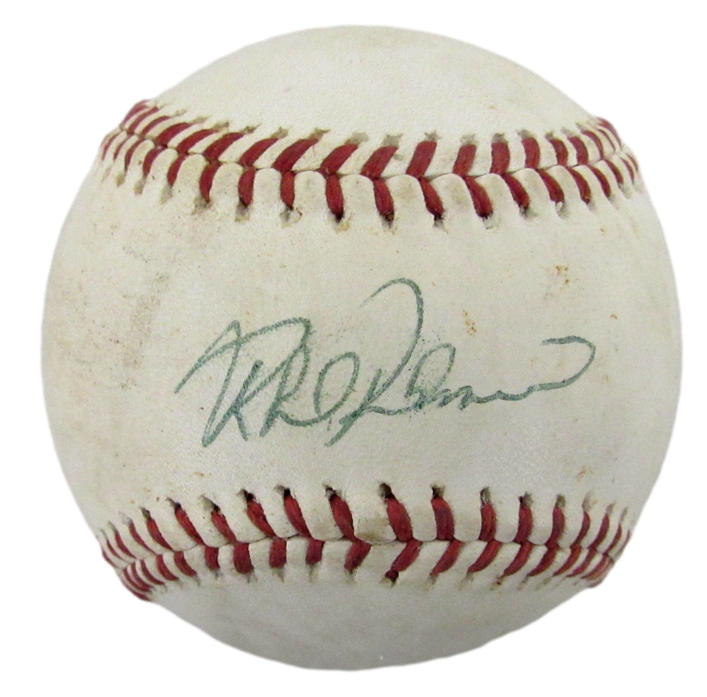 Rafael Palmeiro Signed/Autographed Wilson OMA Baseball Texas Rangers JSA 208095