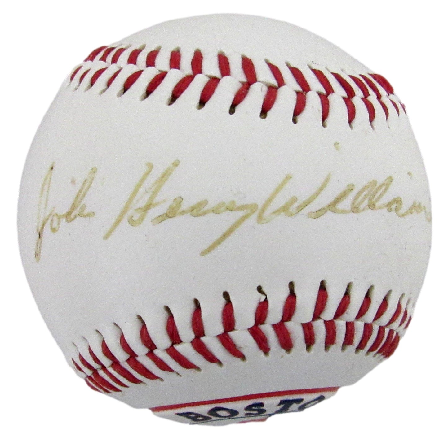 John Henry Williams Signed/Autographed Boston Red Sox Logo Baseball JSA 208096