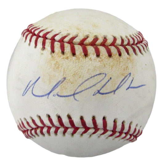 Manny Delcarmen Signed/Autographed OML Baseball Boston Red Sox JSA 208097