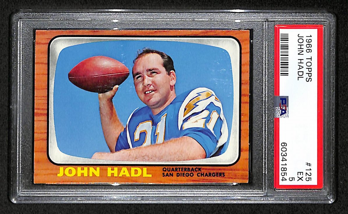 John Hadl San Diego Chargers 1966 Topps #125 PSA 5 BA204967