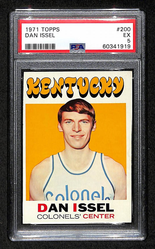 Dan Issel Colonels 1971 Topps #200 PSA 5 BA204980