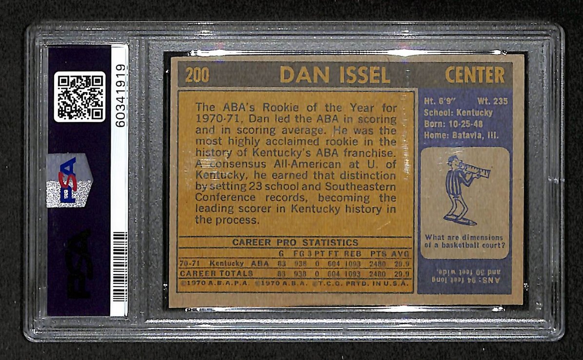 Dan Issel Colonels 1971 Topps #200 PSA 5 BA204980